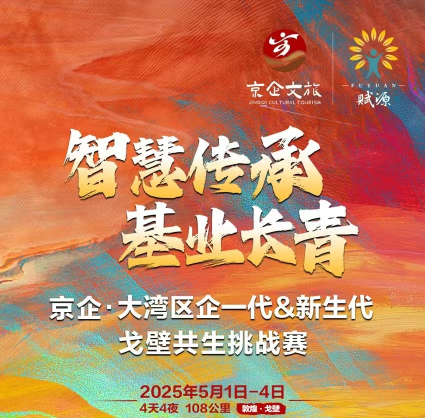 智慧传承.基业长青 京企大湾区企一代与新生代戈壁共生挑战赛